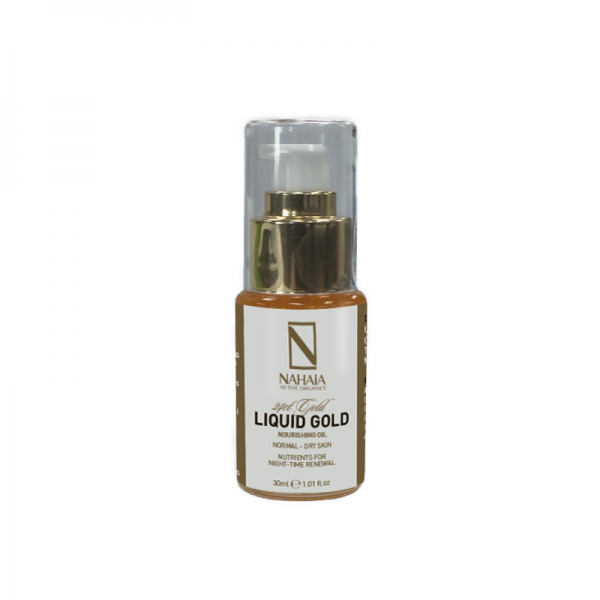 24CT GOLD LIQUID GOLD NOURISHING OIL - NAHAIA Active Organics