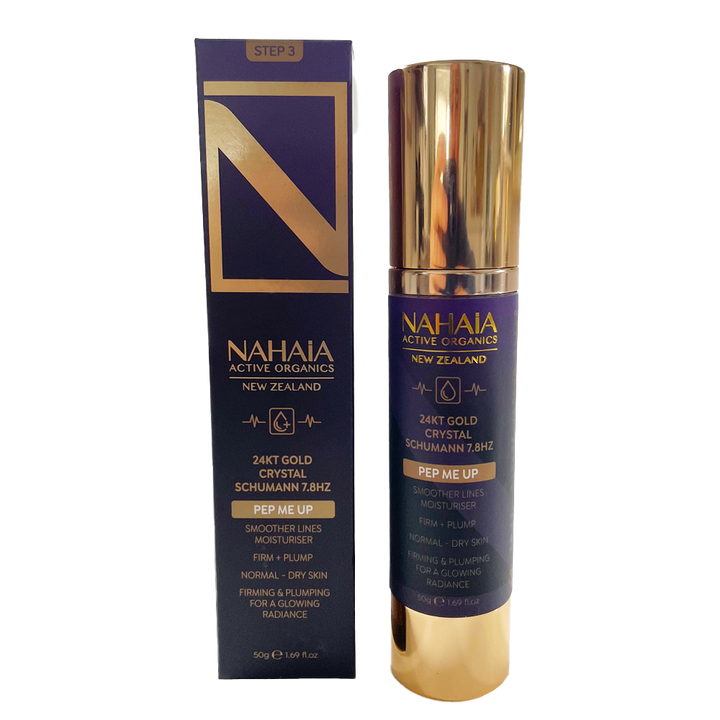 SCHUMANN & 24K GOLD PEP ME UP SMOOTHER LINES MOISTURISER 1.69 fl oz