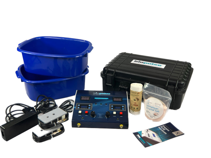 BioPulse 2 Person Ionic Detox Foot Spa with frequencies