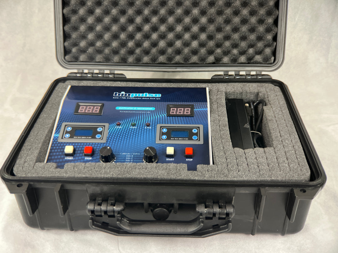 BioPulse 2 Person Ionic Detox Foot Spa with frequencies