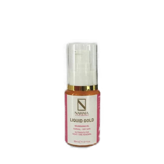 LIQUID-GOLD NOURISHING FACIAL OIL 30ML - NAHAIA Active Organics 