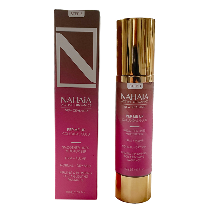 PREMIUM PEP ME UP SMOOTHER LINES MOISTURISER with colloidal gold 1.69 fl oz