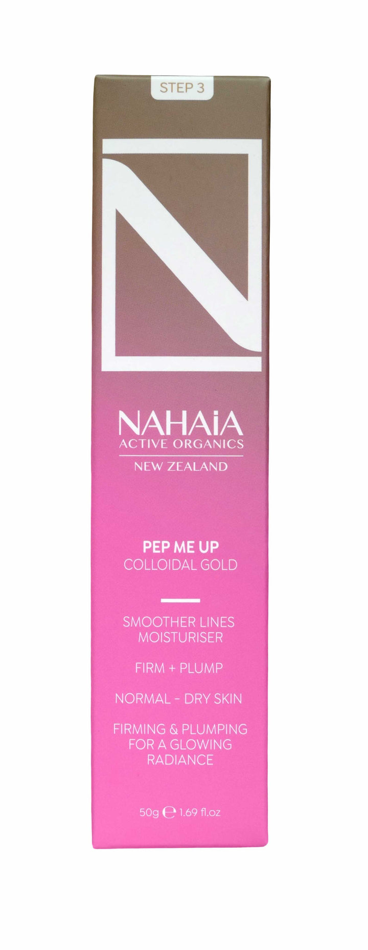 PREMIUM PEP ME UP SMOOTHER LINES MOISTURISER with colloidal gold