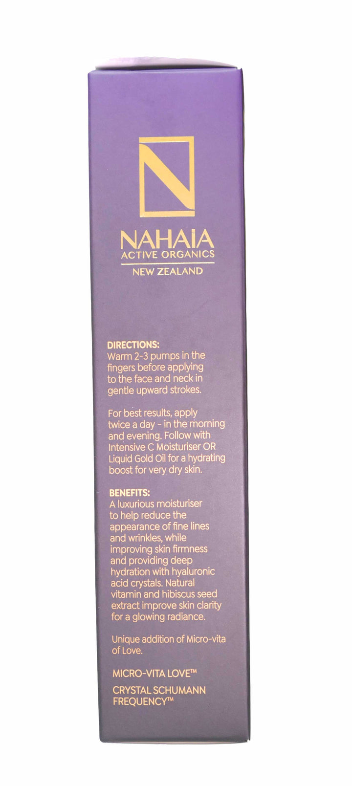 SCHUMANN & 24K GOLD PEP ME UP SMOOTHER LINES MOISTURISER