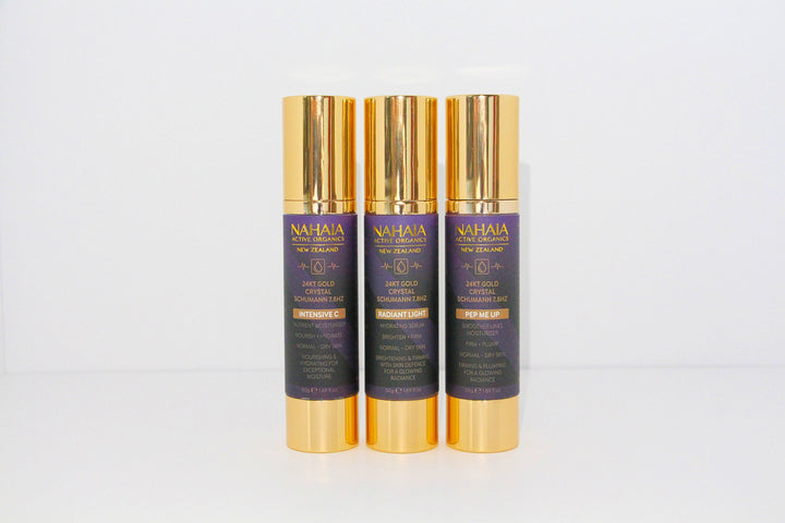 SCHUMANN & 24K GOLD - 3 PACK - BUNDLE 1  Radiant Light, Pep Me up, Intensive C