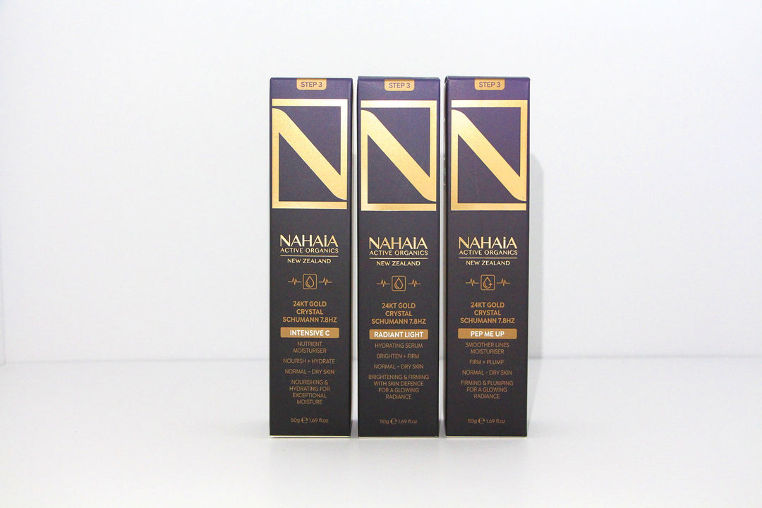 SCHUMANN & 24K GOLD - 3 PACK - BUNDLE 1  Radiant Light, Pep Me up, Intensive C