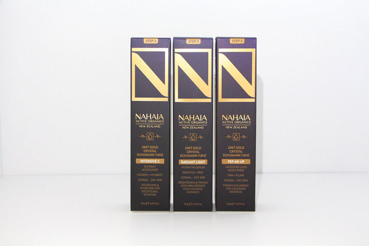 SCHUMANN & 24K GOLD - 3 PACK - BUNDLE 1  Radiant Light, Pep Me up, Intensive C