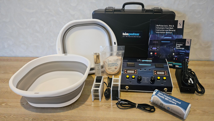 BioPulse 2 Person Ionic Detox Foot Spa with frequencies